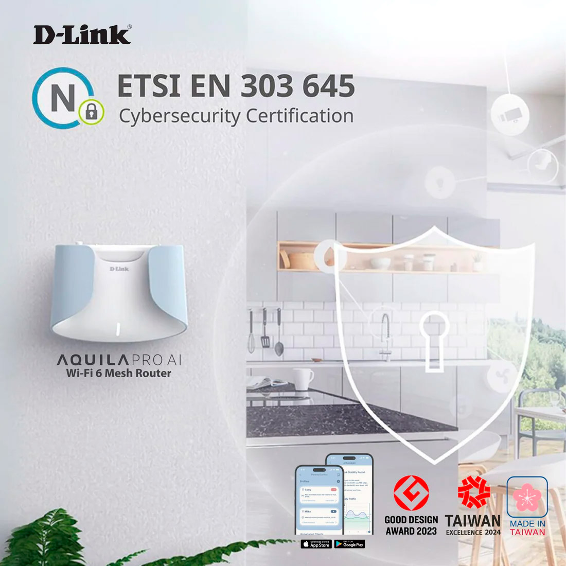 Wi-Fi роутер D-LINK M30 Aquila Pro AI