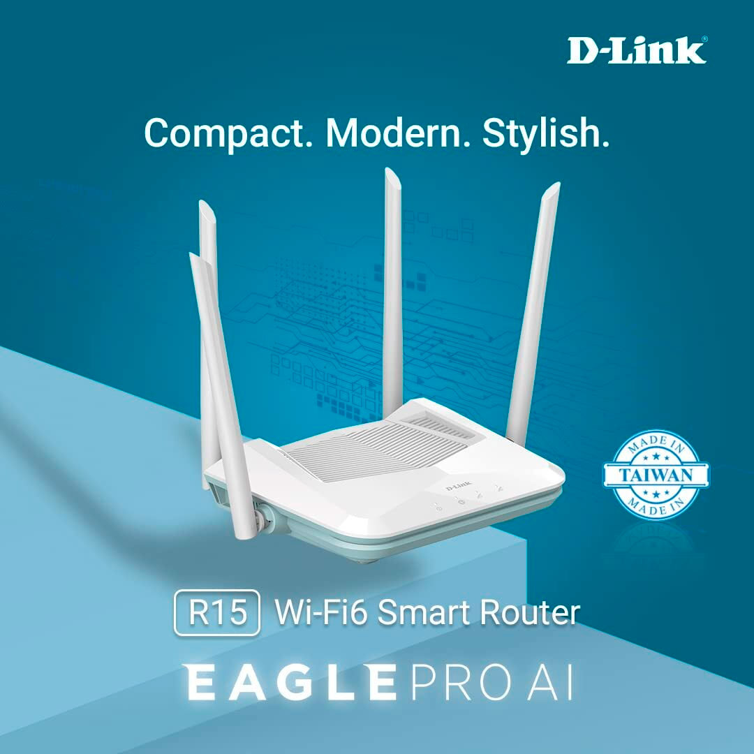 Wi-Fi роутер D-LINK R15 Eagle Pro AI