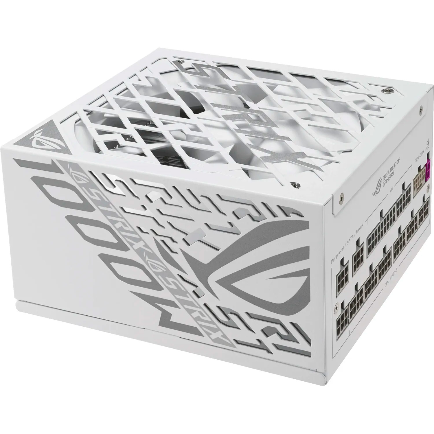Блок питания 1000W ASUS ROG Strix 1000W Platinum White Edition (ROG-STRIX-1000P-GAMING-WHITE)