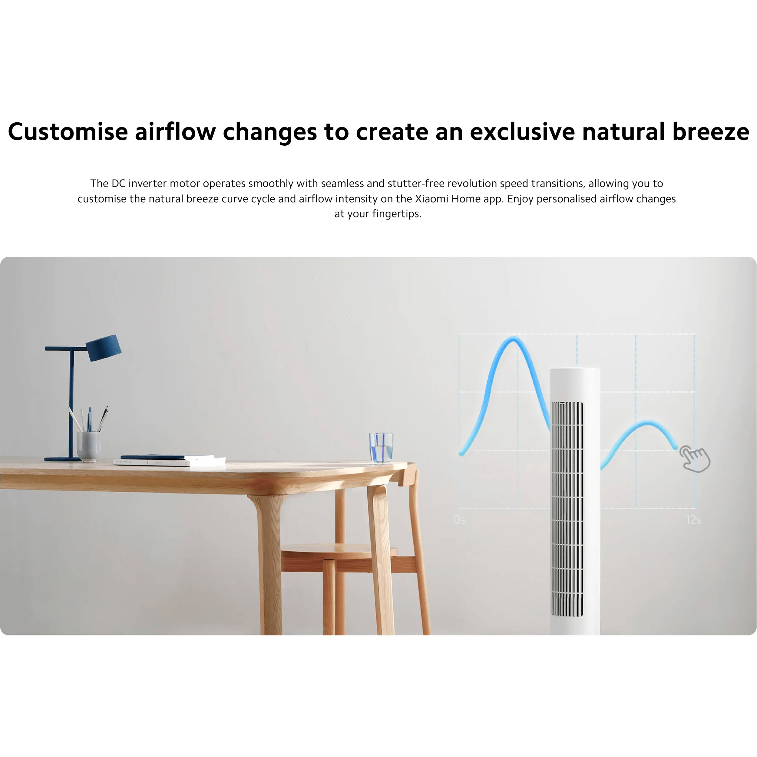 Колонный вентилятор XIAOMI Smart Tower Fan 2 (BHR8846EU)