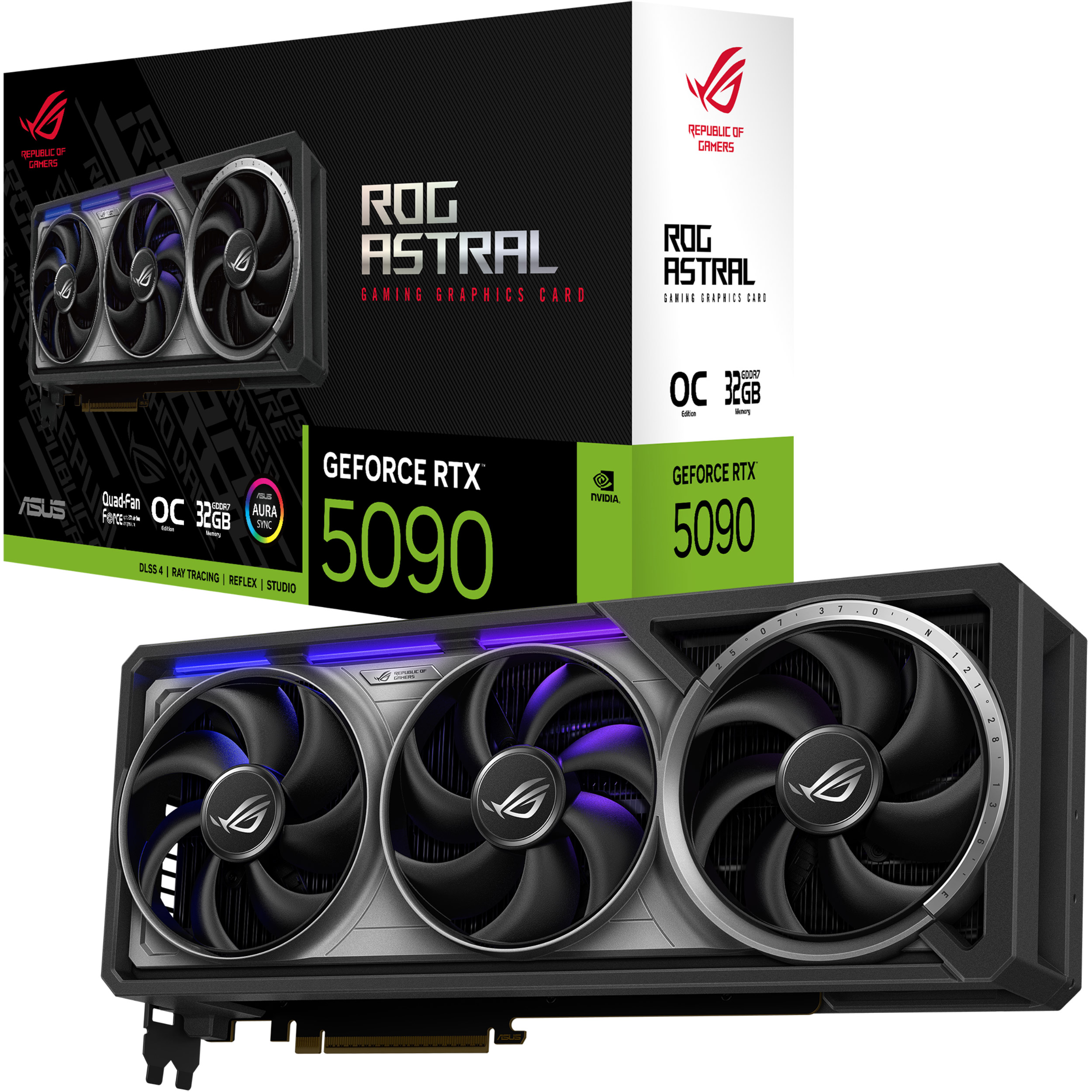 Відеокарта ASUS ROG Astral GeForce RTX 5090 32GB GDDR7 OC Edition (ROG-ASTRAL-RTX5090-O32G-GAMING)