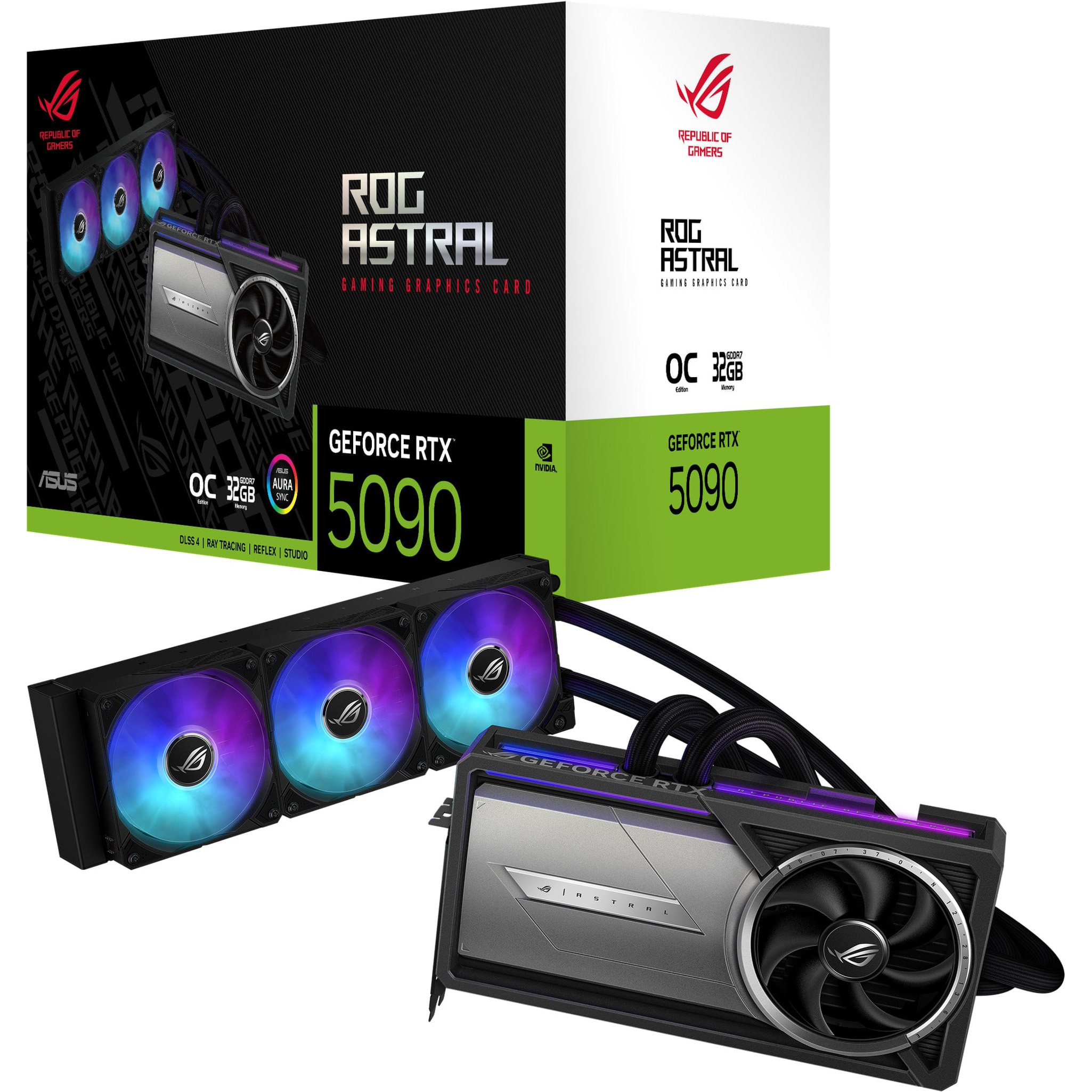 Відеокарта ASUS ROG Astral LC GeForce RTX 5090 32GB GDDR7 OC Edition (ROG-ASTRAL-LC-RTX5090-O32G-GAMING)