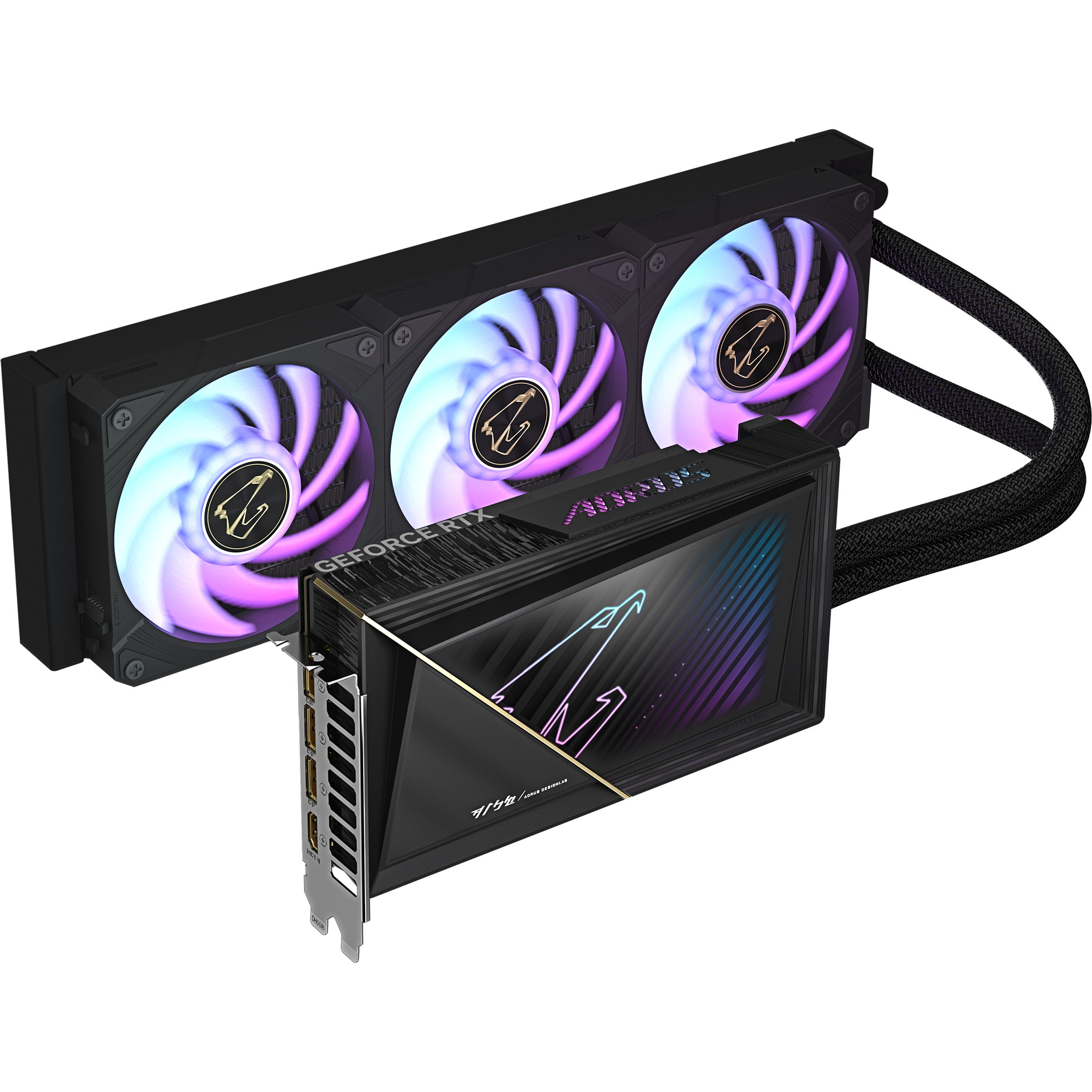 Відеокарта GIGABYTE GeForce RTX 5080 Xtreme WaterForce 16G (GV-N5080AORUSX W-16GD)