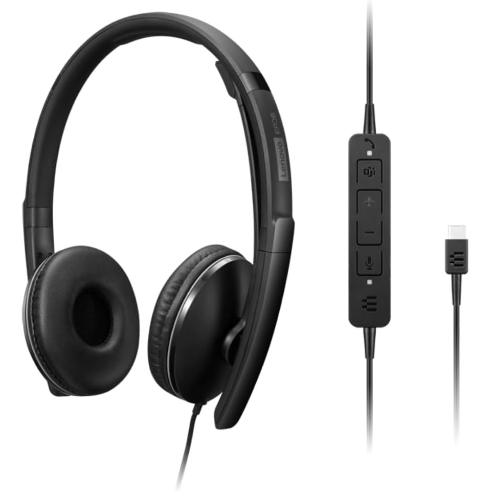 Гарнітура LENOVO Wired ANC Headset Gen 2 (Teams) (4XD1M45627)
