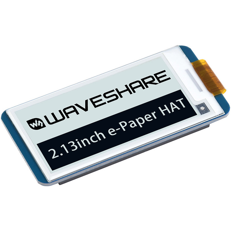 Дисплей WAVESHARE 2.13" e-Paper HAT для Raspberry Pi (WAV-12915)