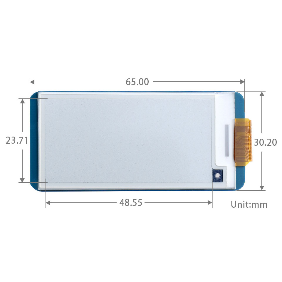 Дисплей WAVESHARE 2.13" e-Paper HAT для Raspberry Pi (WAV-12915)