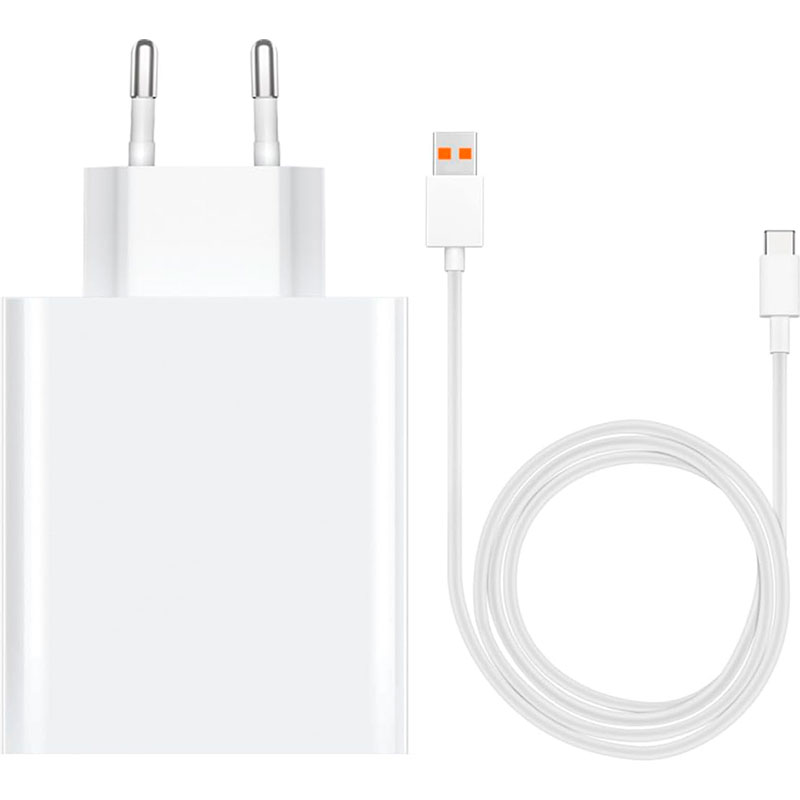 Зарядное устройство XIAOMI 90W HyperCharge Combo White w/Type-C cable (BHR07ZBEU)