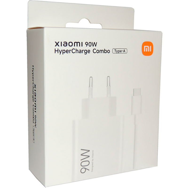 Зарядное устройство XIAOMI 90W HyperCharge Combo White w/Type-C cable (BHR07ZBEU)
