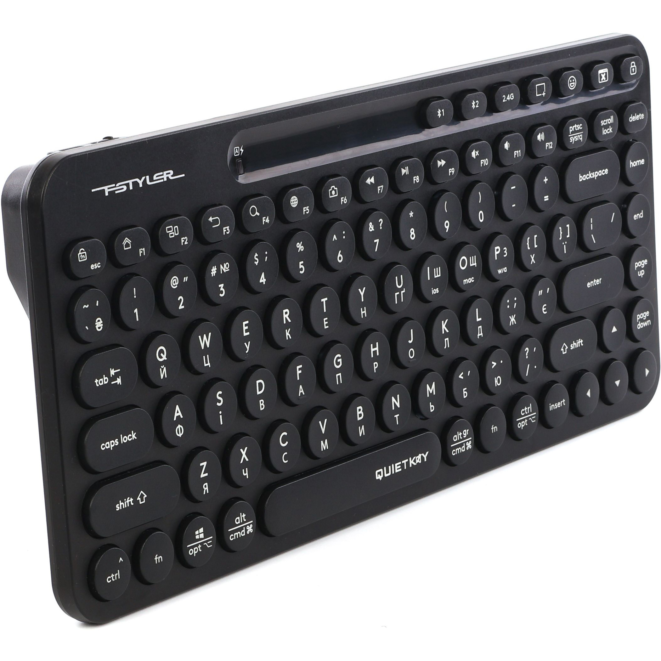 Клавиатура беспроводная A4TECH Fstyler FBK36C AS Black