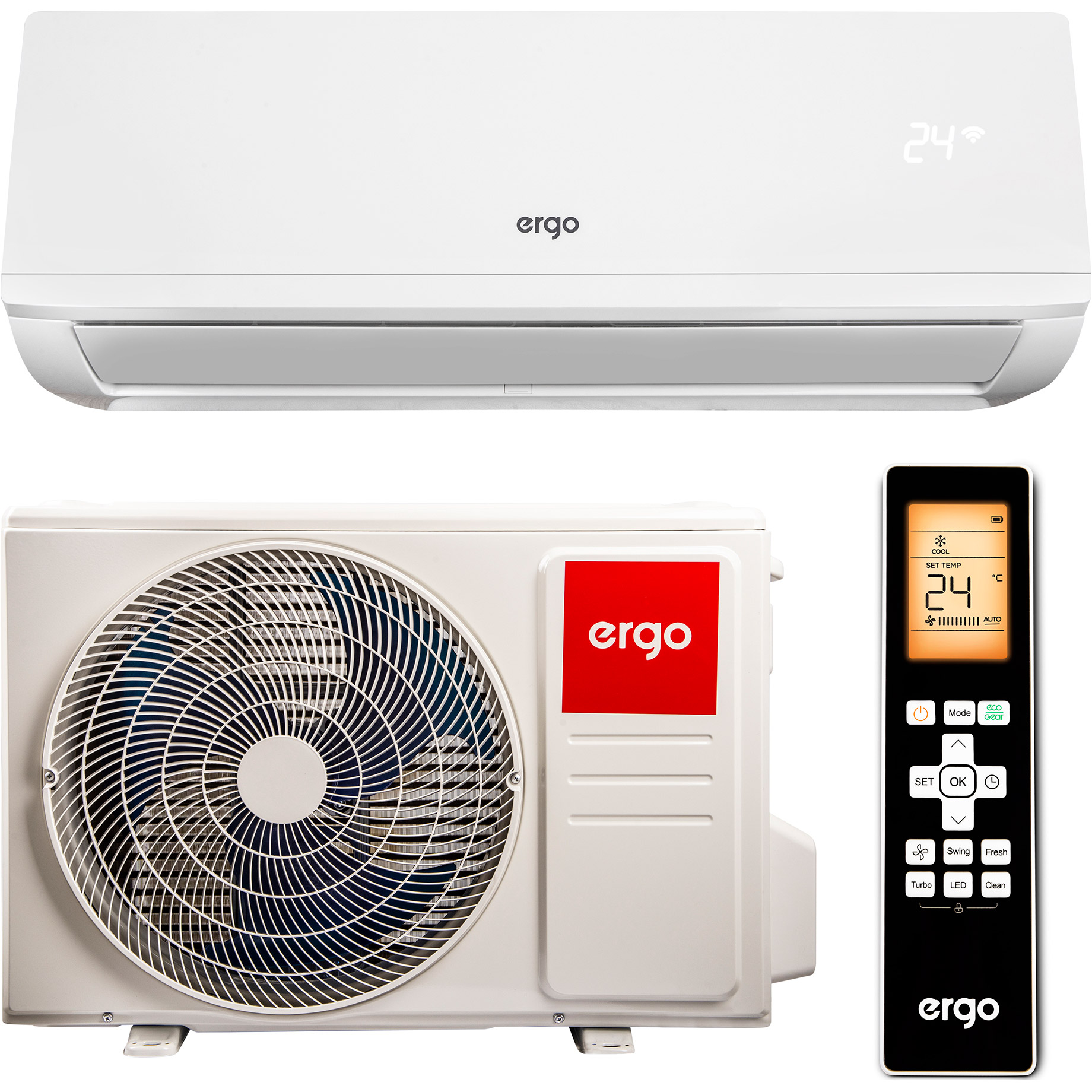 Кондиціонер ERGO Advance Plus ACI 0955 SWH W Wi-Fi