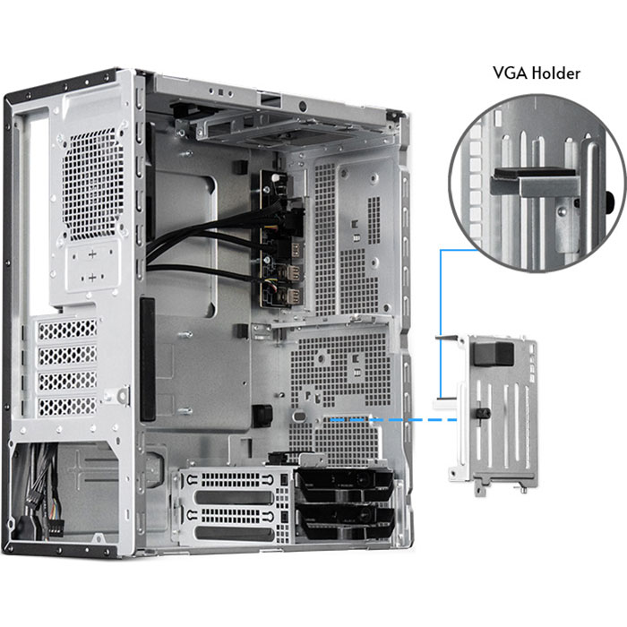 Корпус CHIEFTEC Uni BS-20B-OP Black