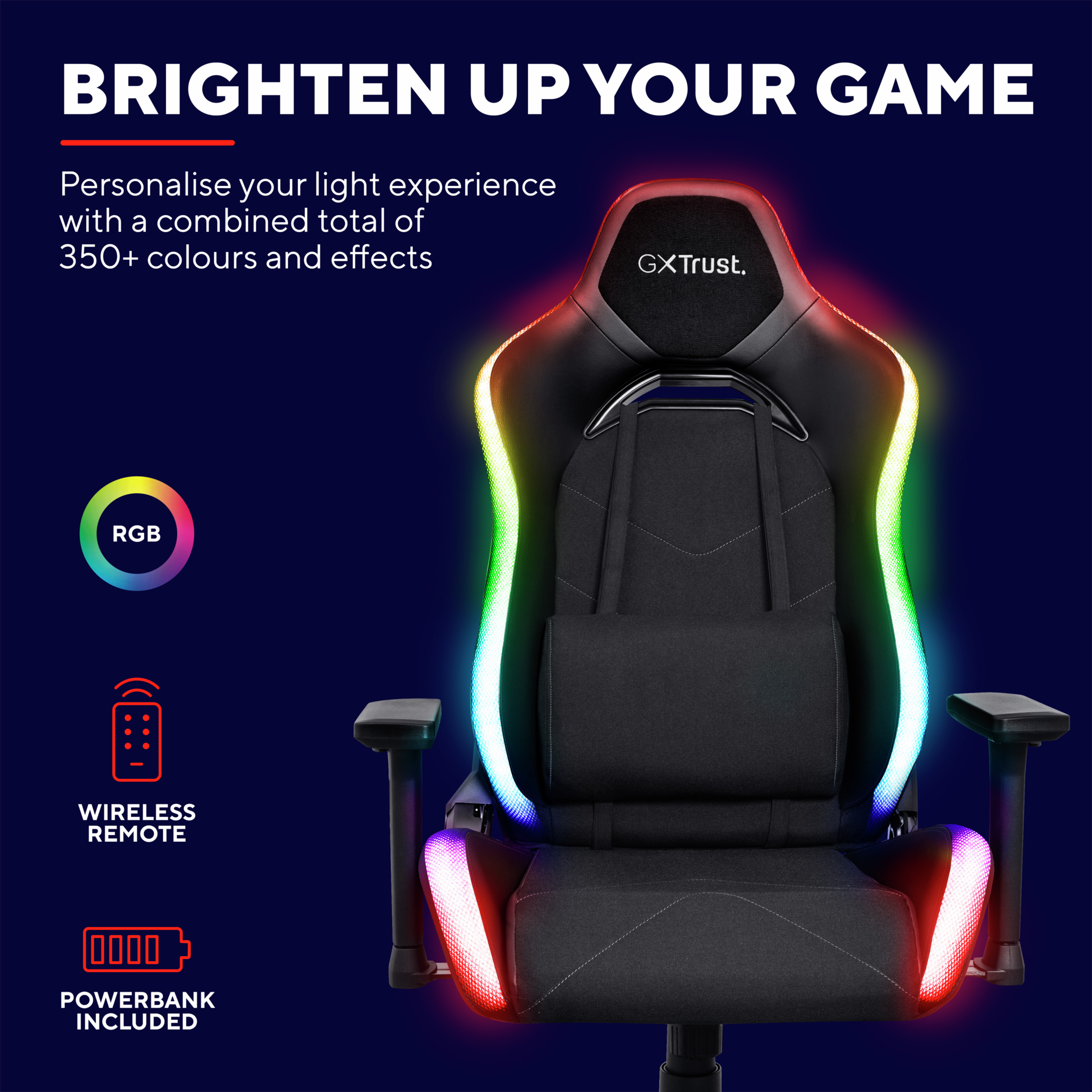 Кресло геймерское TRUST Gaming GXT719 Ruya Black (25185)