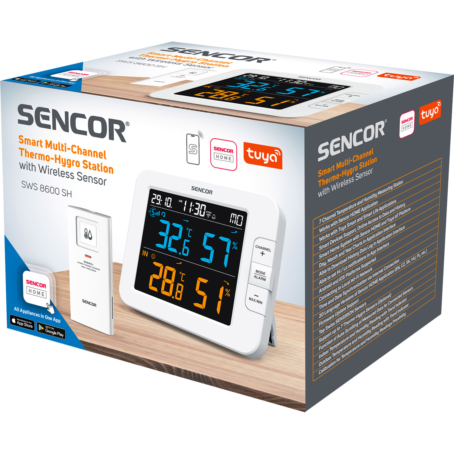 Метеостанція SENCOR SWS 8600 SH (SWS8600SH)