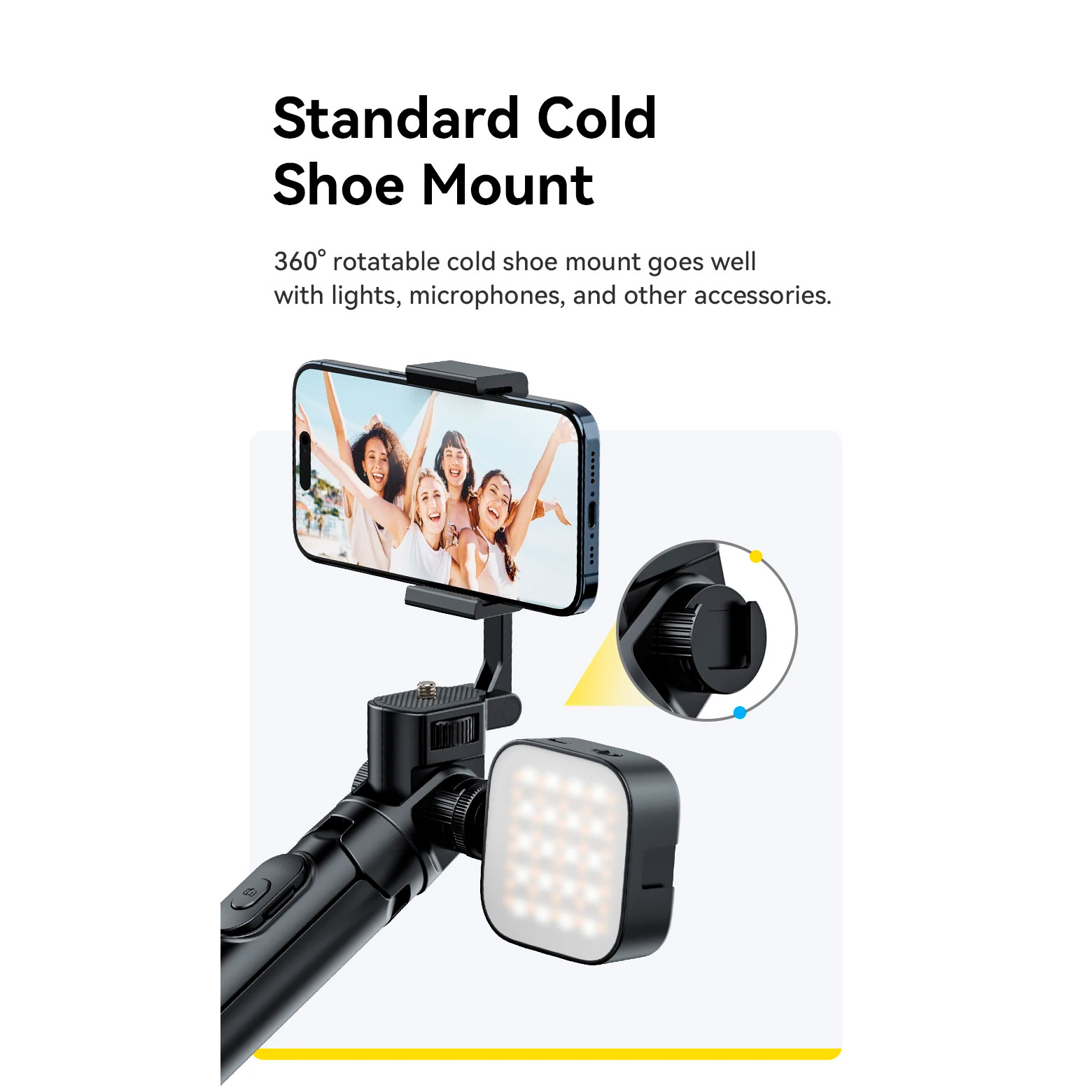 Монопод-трипод ULANZI MT-70 Selfie Stick Tripod with Remote (T027GBB1)