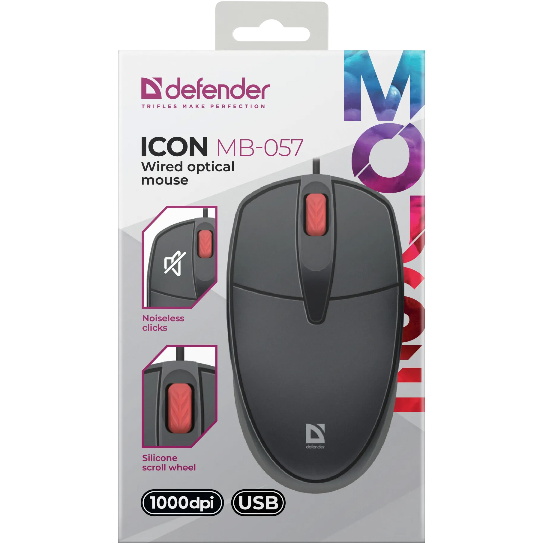 Миша DEFENDER Icon MB-057 Black (52057)