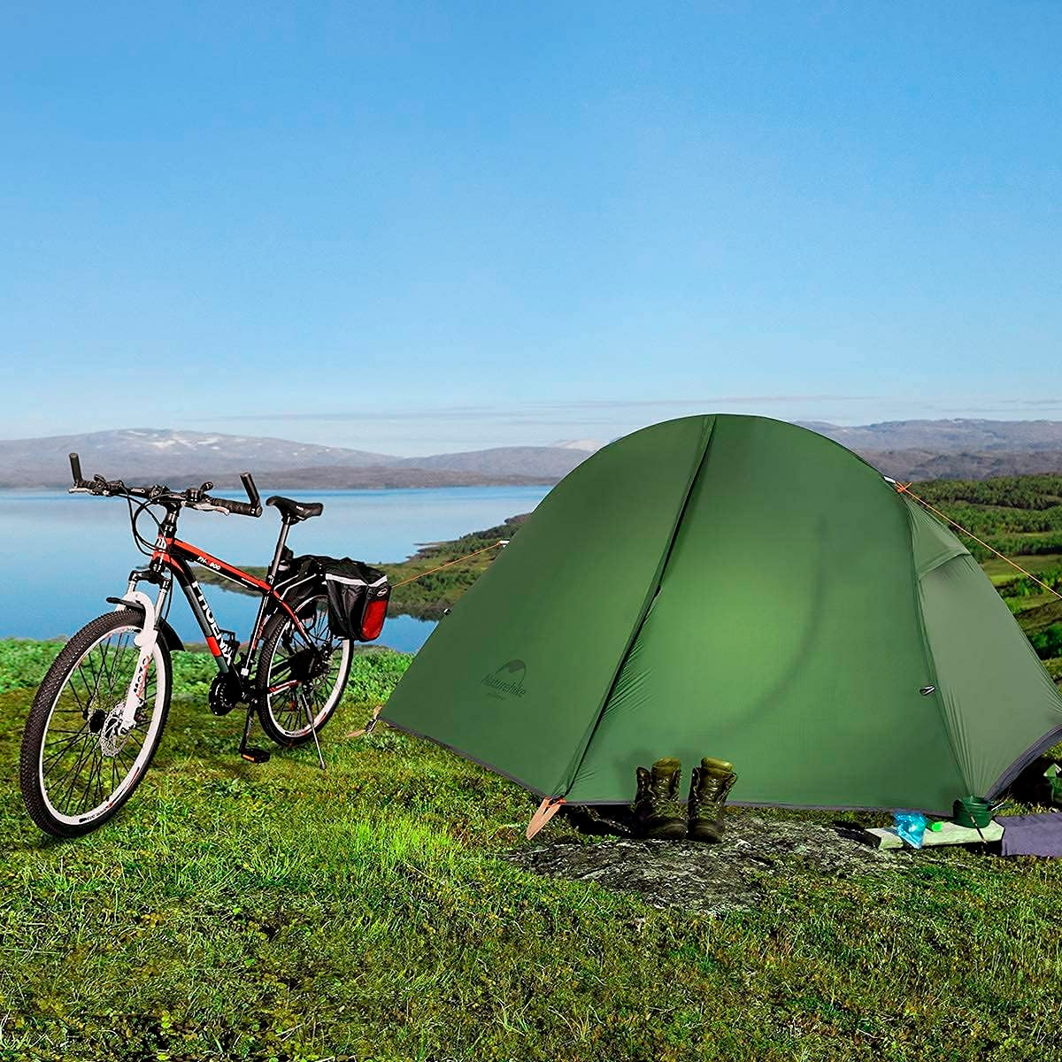 Намет 1-місний NATUREHIKE Cycling 1 Dark Green (6927595735671)