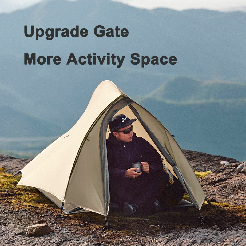 Намет 2-місний NATUREHIKE CNK2350WS020 Cloud Up Pro Light Gray (6927595777008)