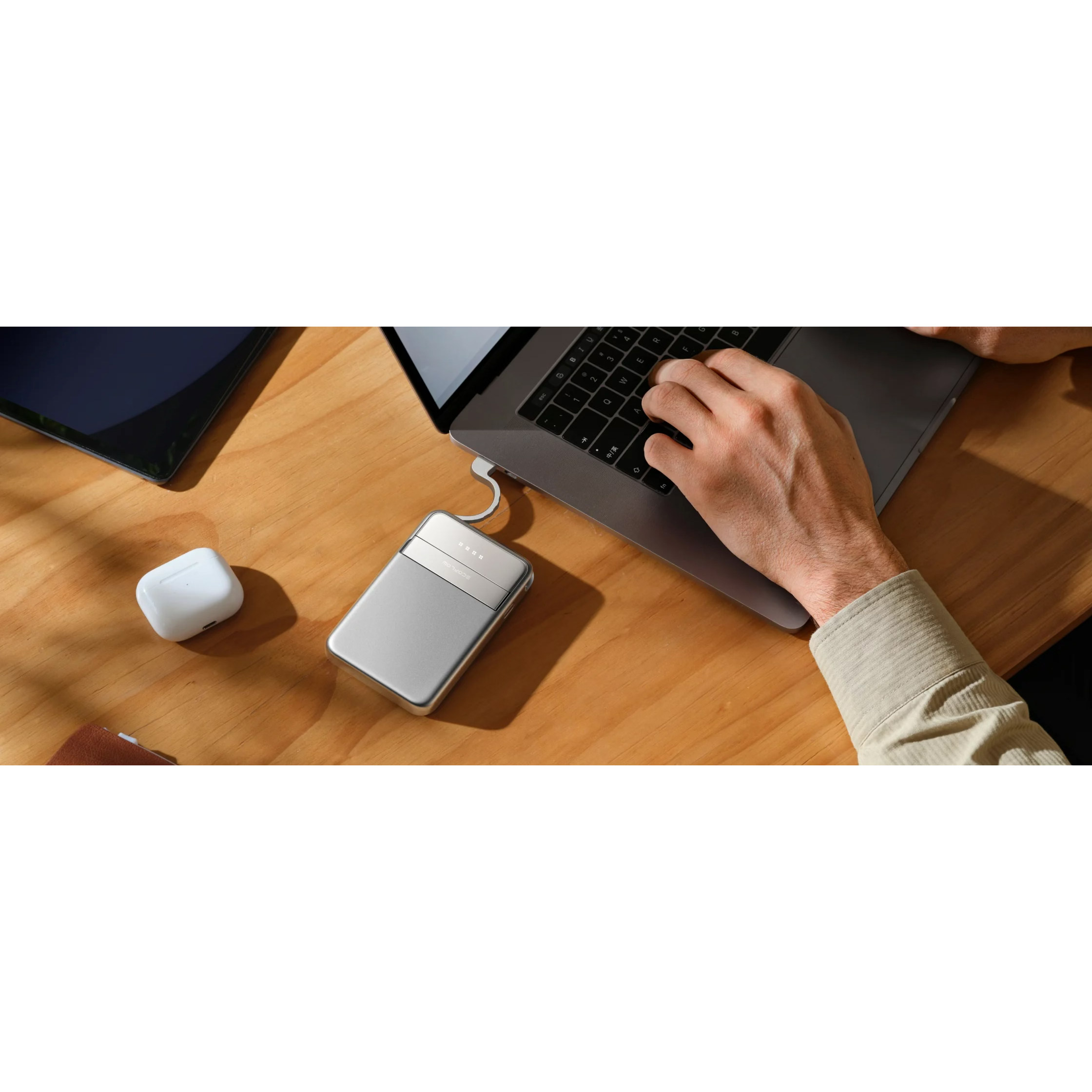 Повербанк MagSafe ECOFLOW RAPID Magnetic Power Bank 30W 5000mAh Light Blue