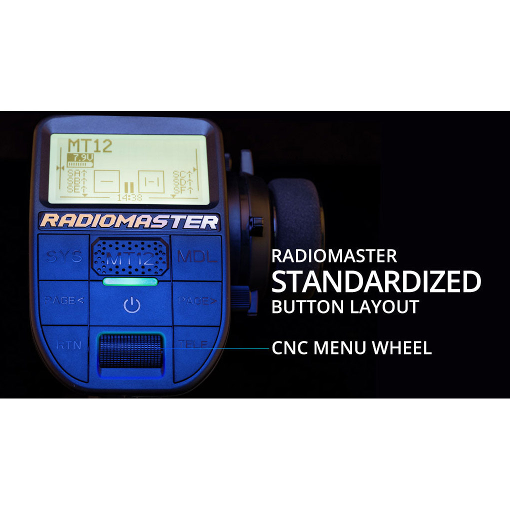 Пульт керування дроном RADIOMASTER MT12 Surface Radio Controller ExpressLRS (HP0157.0067)