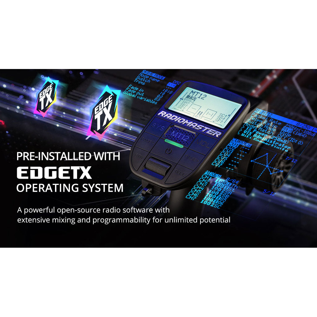 Пульт керування дроном RADIOMASTER MT12 Surface Radio Controller ExpressLRS (HP0157.0067)