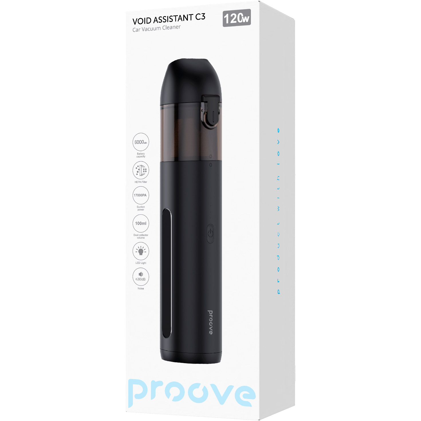 Пылесос автомобильный PROOVE Void Assistant C3