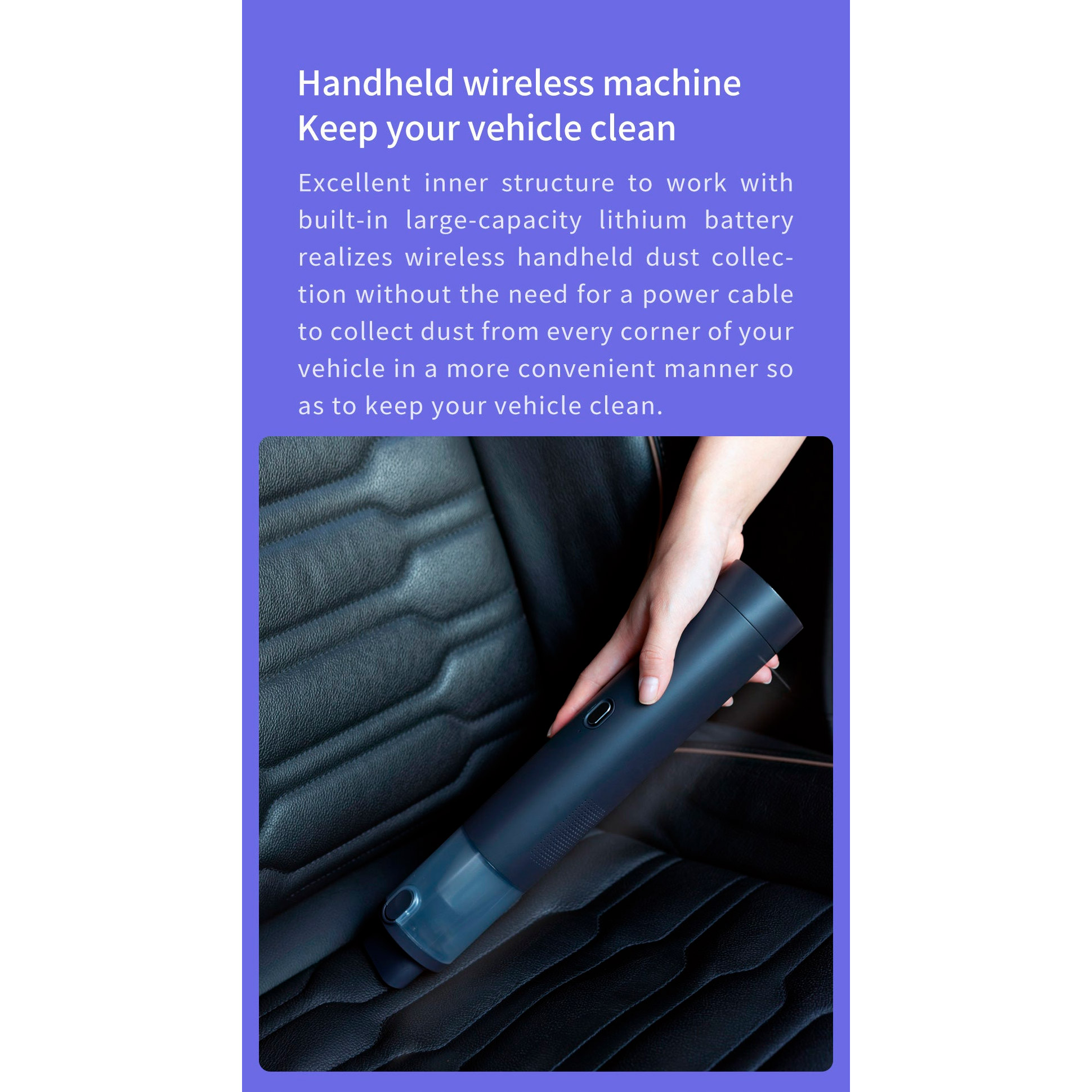 Пилосос автомобільний LYDSTO 3-in-1 Multivac Handheld Vacuum and Power Bank and Emergency Power