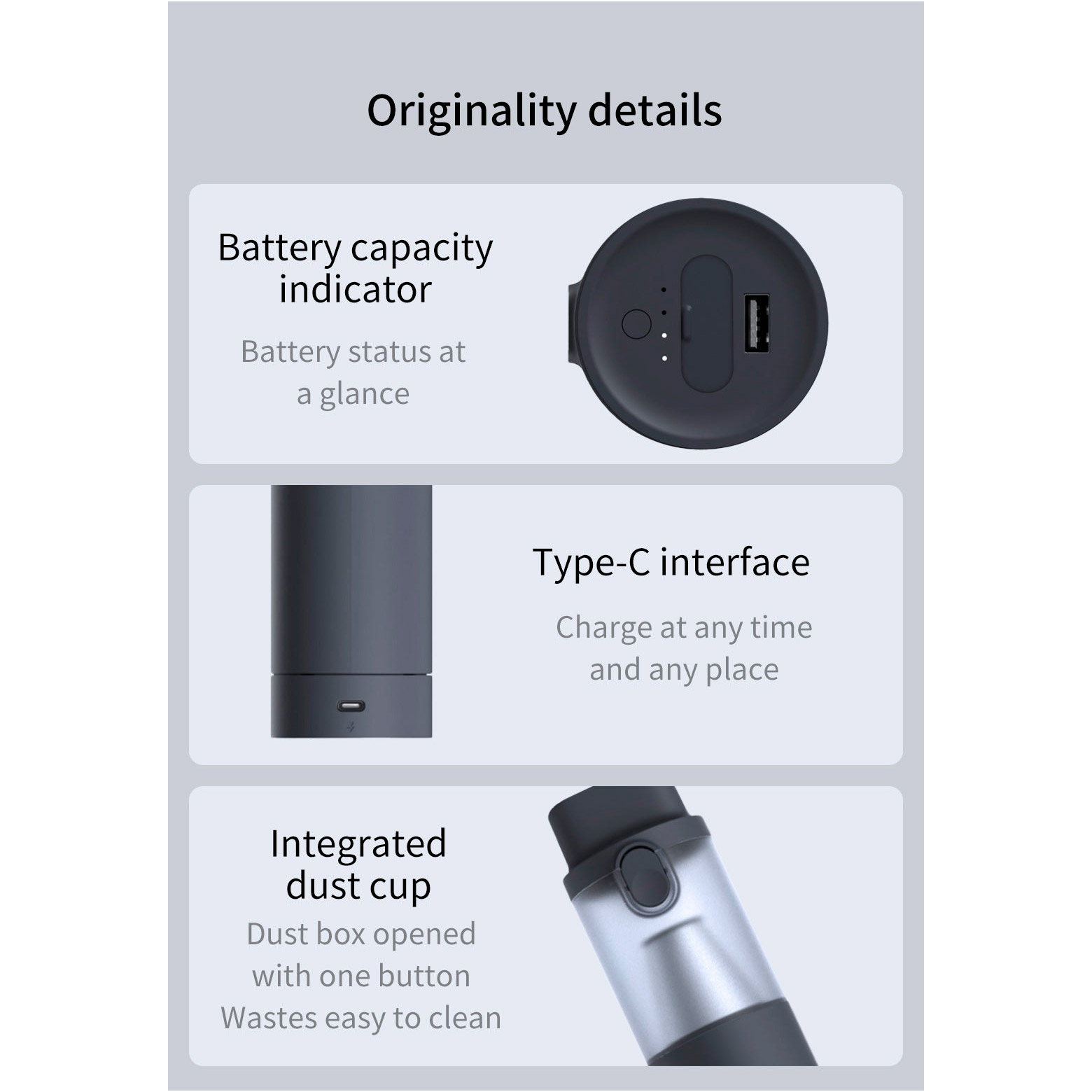 Пилосос автомобільний LYDSTO 3-in-1 Multivac Handheld Vacuum and Power Bank and Emergency Power