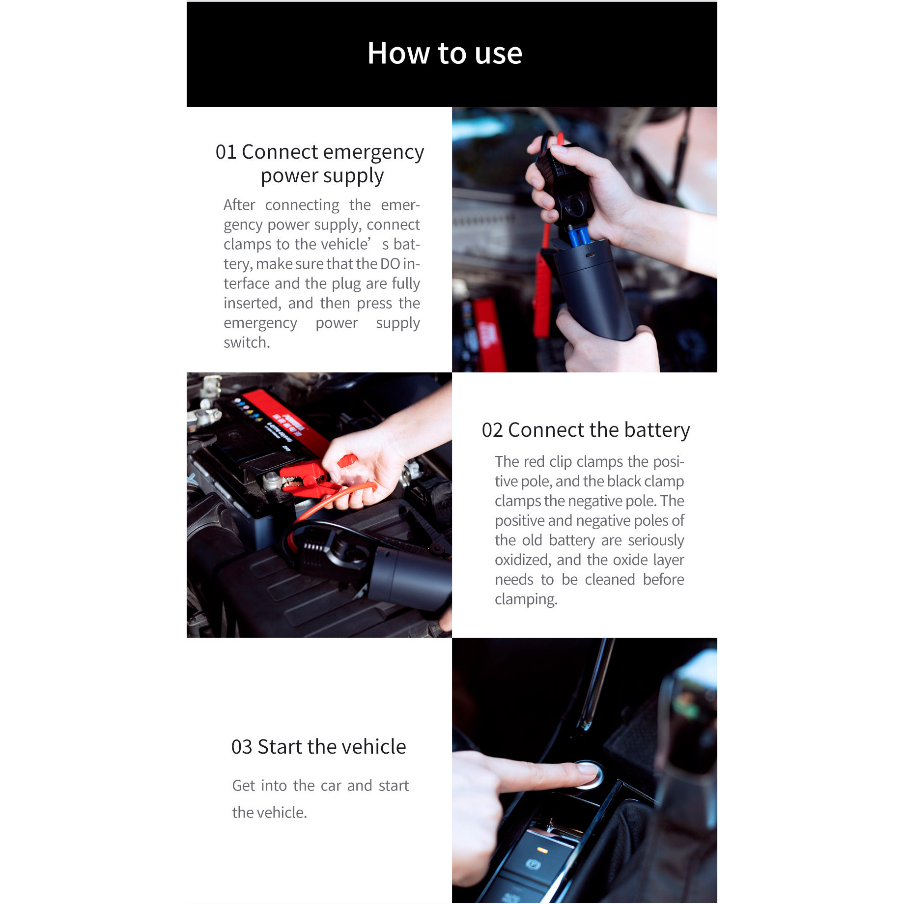Пилосос автомобільний LYDSTO 3-in-1 Multivac Handheld Vacuum and Power Bank and Emergency Power