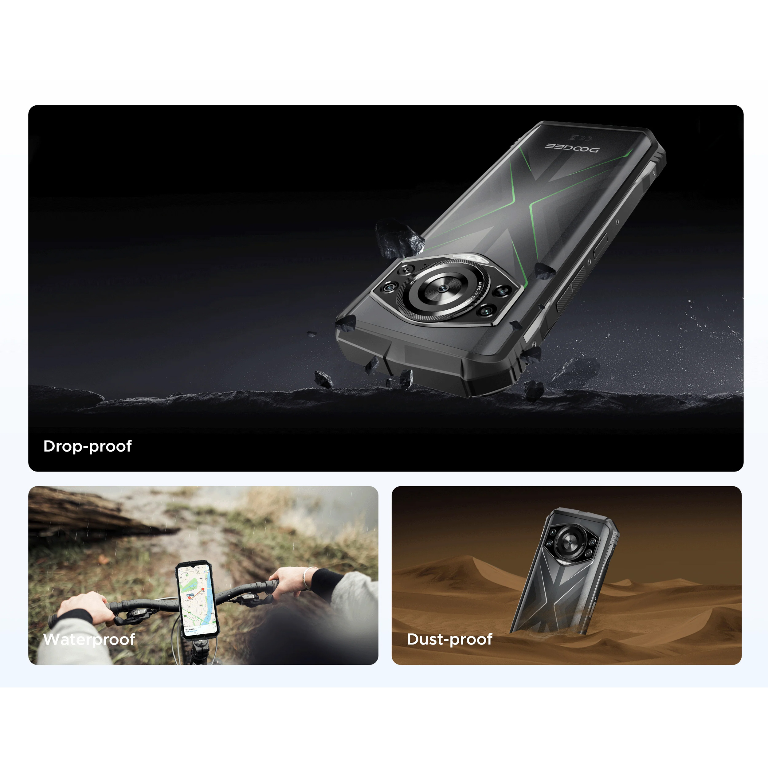 Смартфон DOOGEE S118 12/512GB Celadon Green (6923740243459)