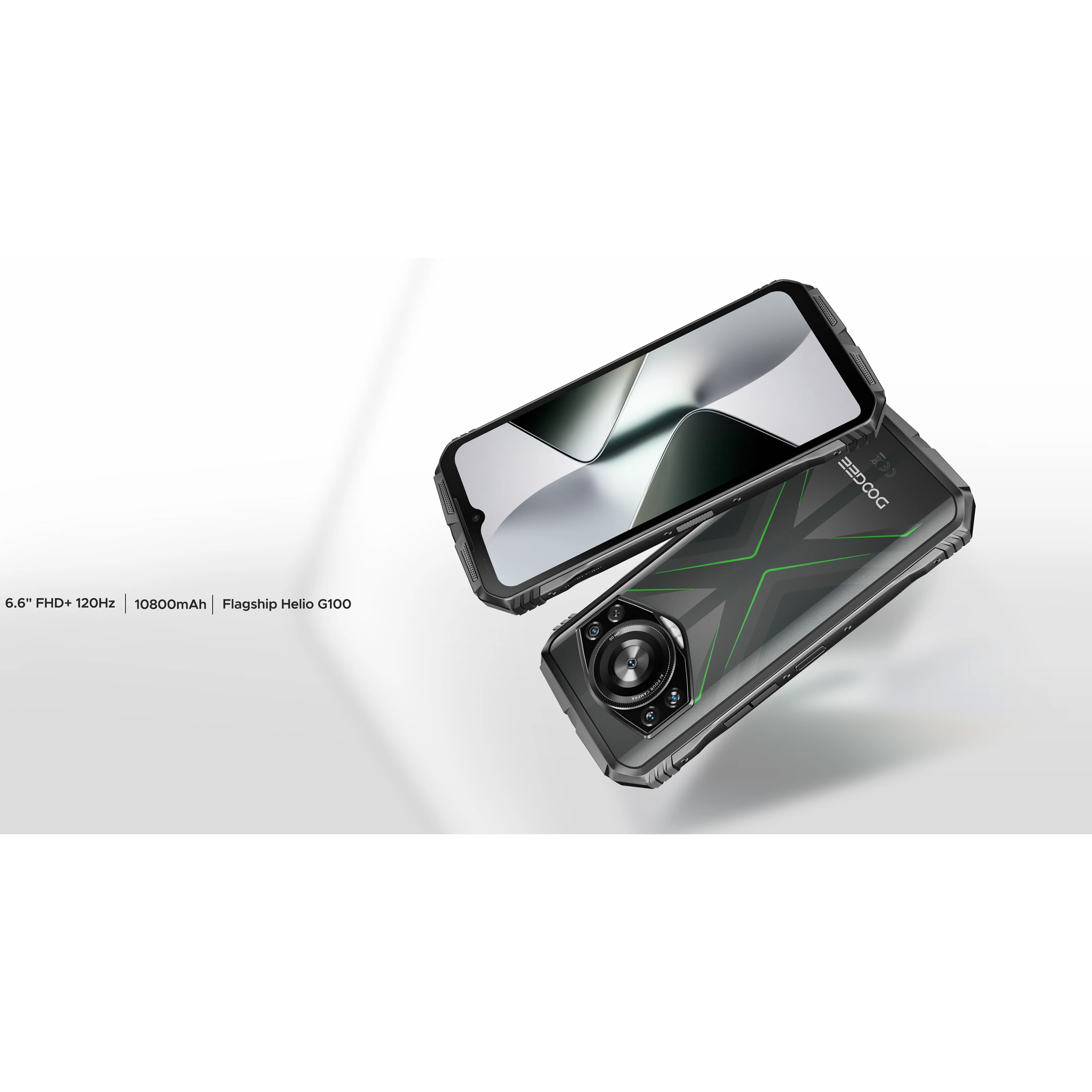 Смартфон DOOGEE S118 12/512GB Celadon Green (6923740243459)
