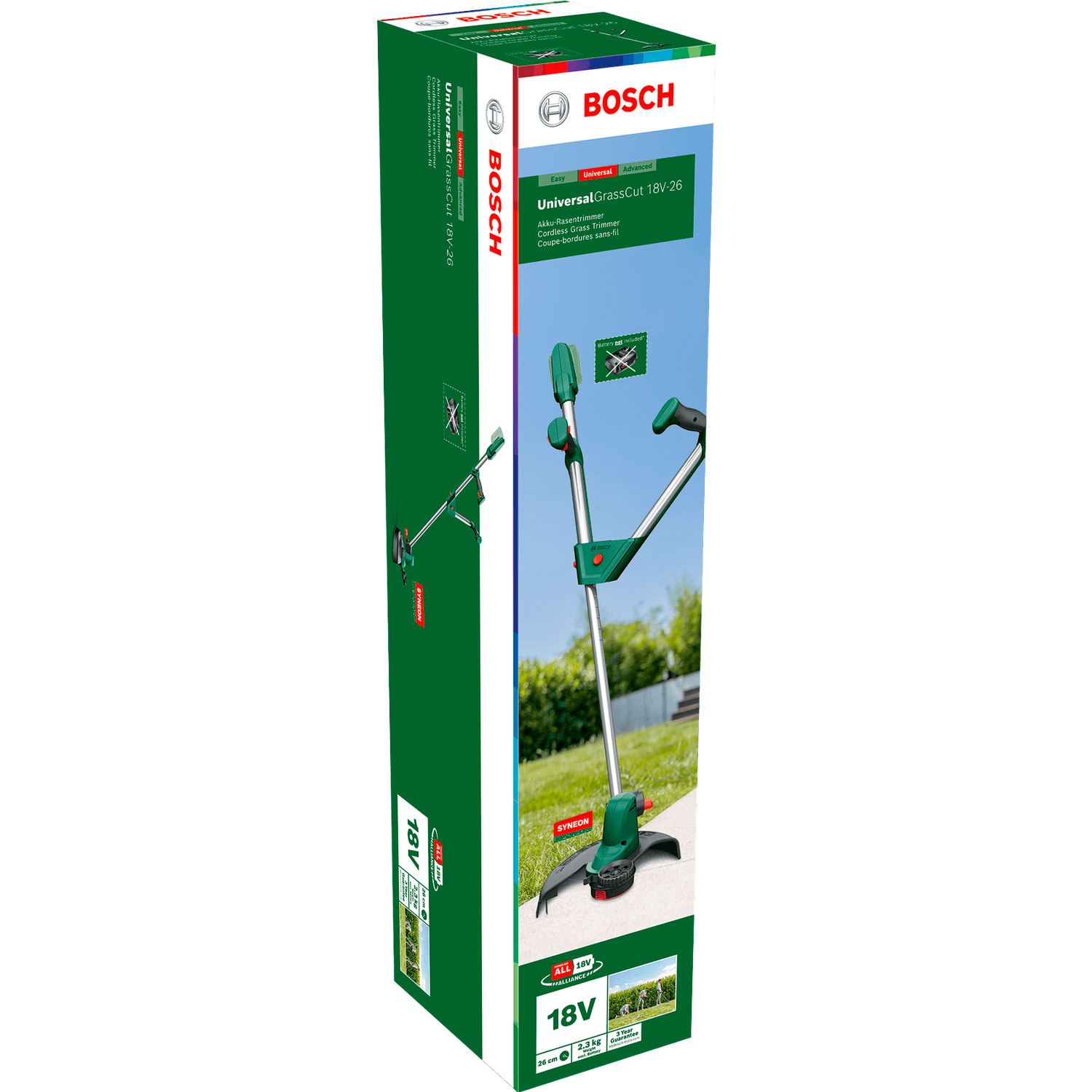 Тример садовий BOSCH UniversalGrassCut 18V-26 (0.600.8C1.D04)