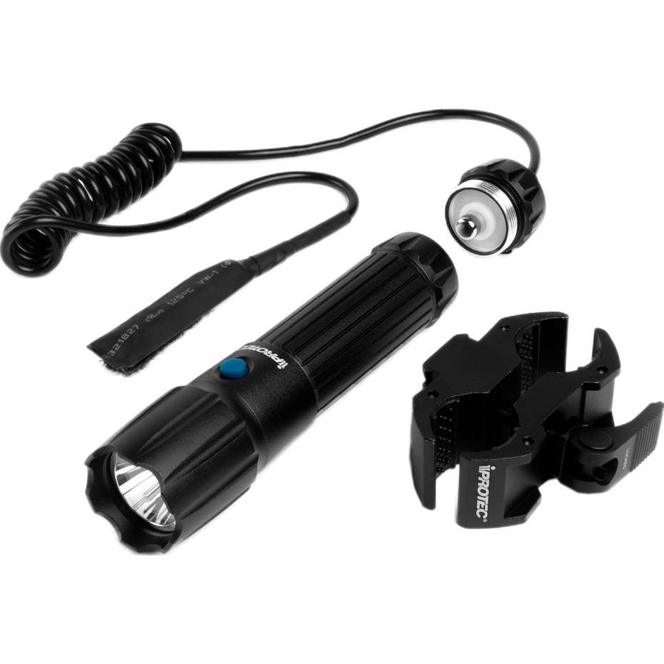 Ліхтар тактичний підствольний IPROTEC LG110LR Long Gun Firearm Light with Laser Red Beam
