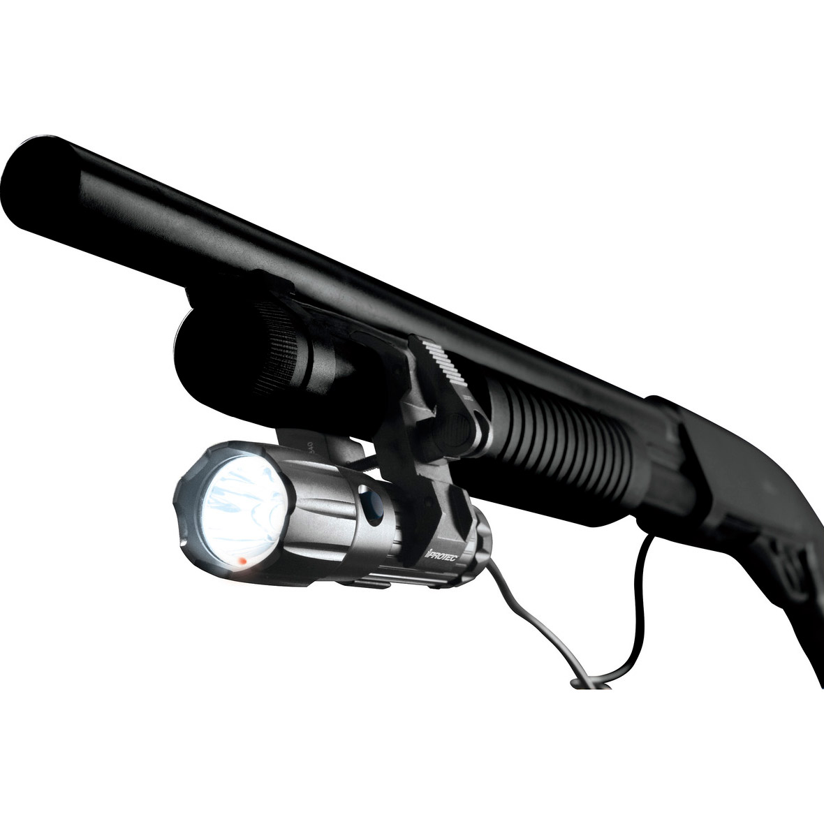 Ліхтар тактичний підствольний IPROTEC LG110LR Long Gun Firearm Light with Laser Red Beam