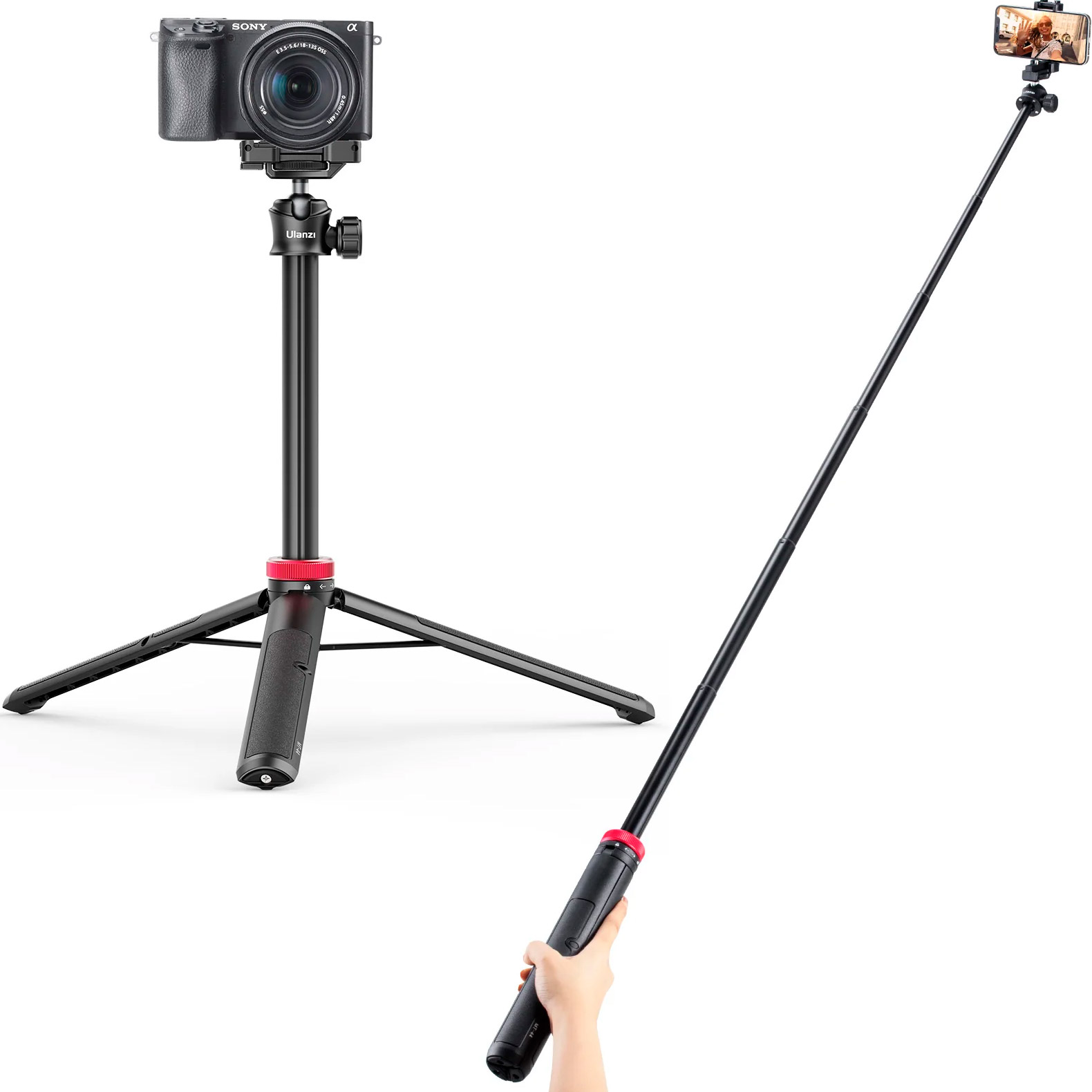 Штатив ULANZI MT-44 Multi-Functional Mini Tripod Black (2502B)
