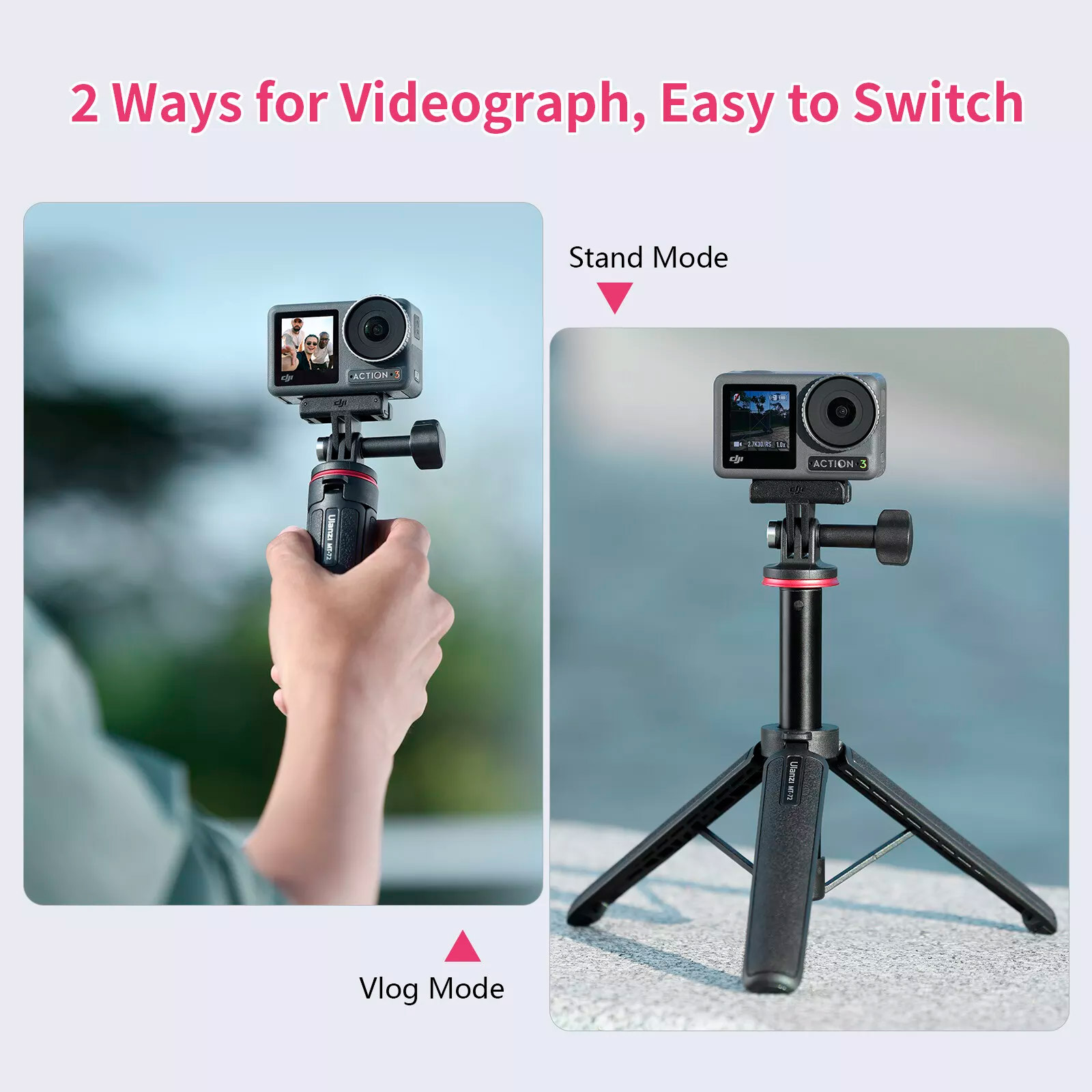 Штатив ULANZI MT-72 Tripod for GoPro Black (T047GBB1)