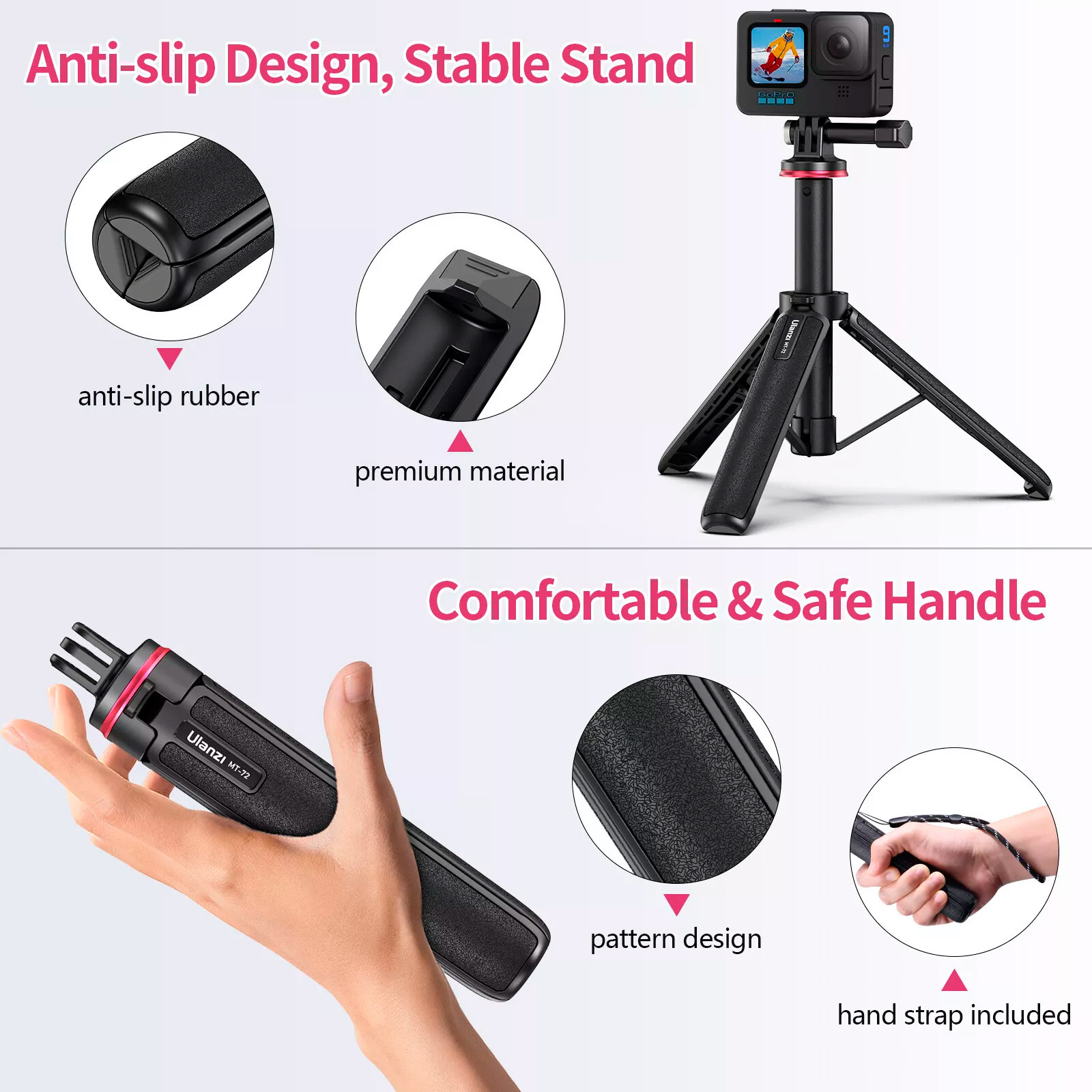 Штатив ULANZI MT-72 Tripod for GoPro Black (T047GBB1)