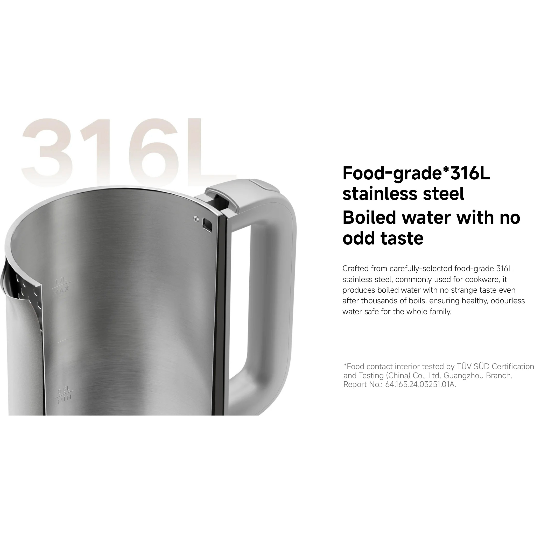 Электрочайник XIAOMI Double Wall Electric Kettle (BHR9539EU)