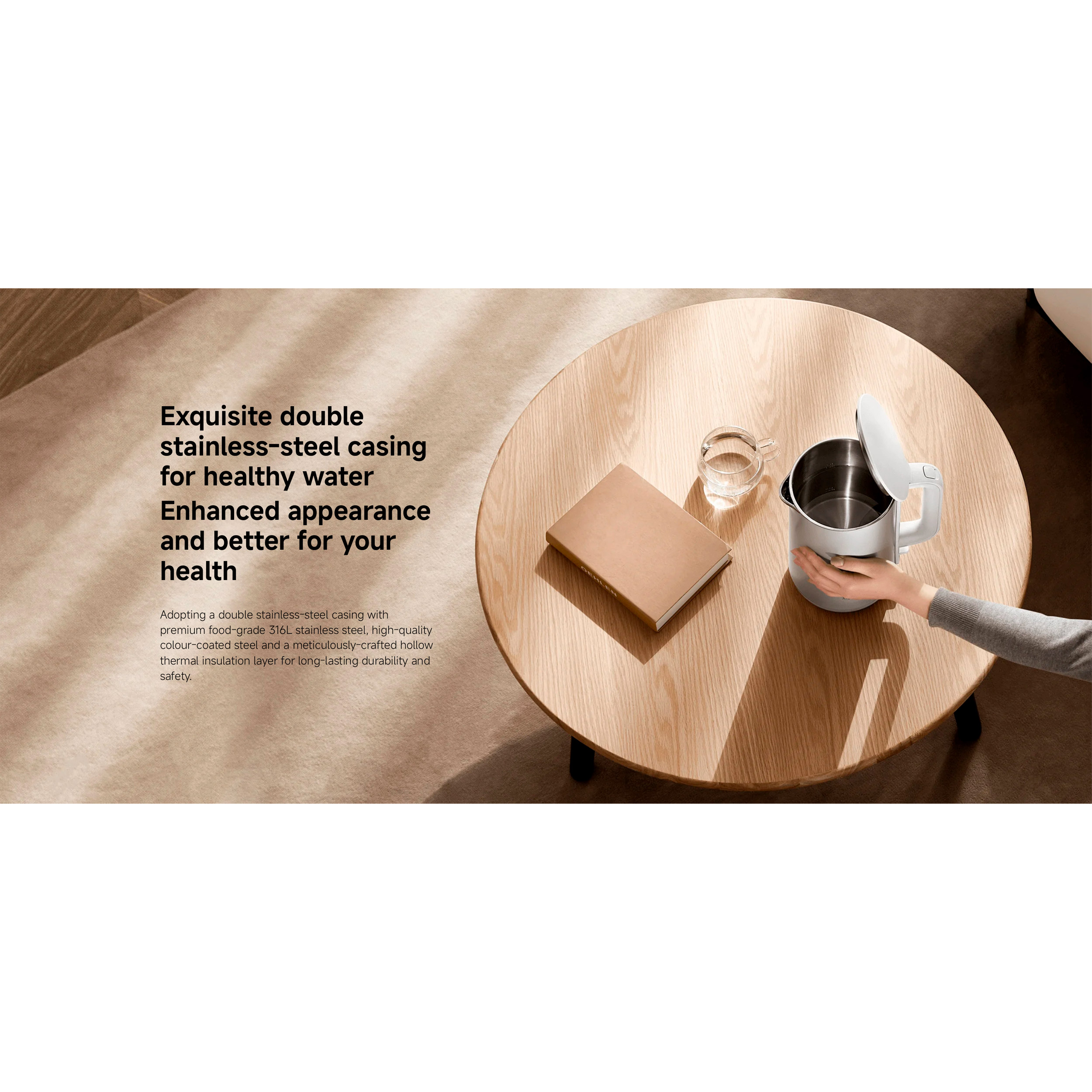 Электрочайник XIAOMI Double Wall Electric Kettle (BHR9539EU)