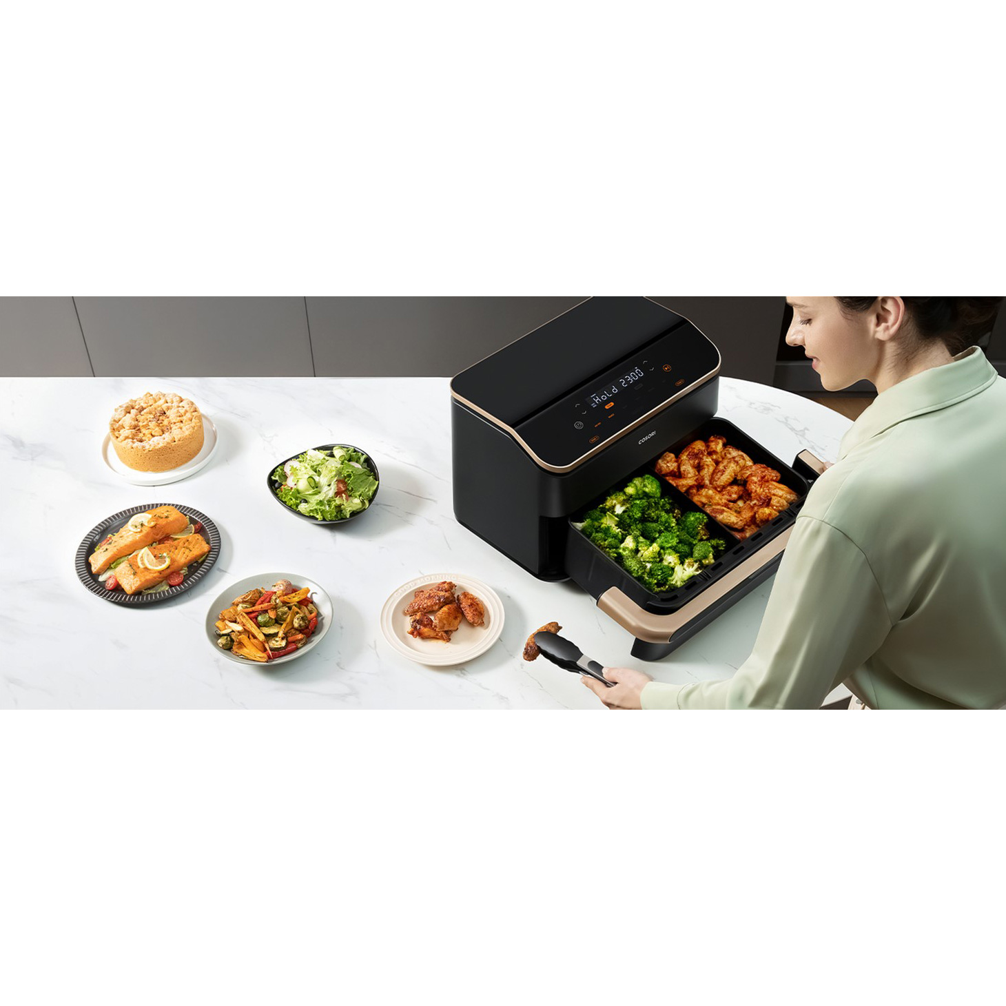 Мультипіч COSORI Dual Blaze Twinfry 10-Litre CAF-TF101S-AEUR