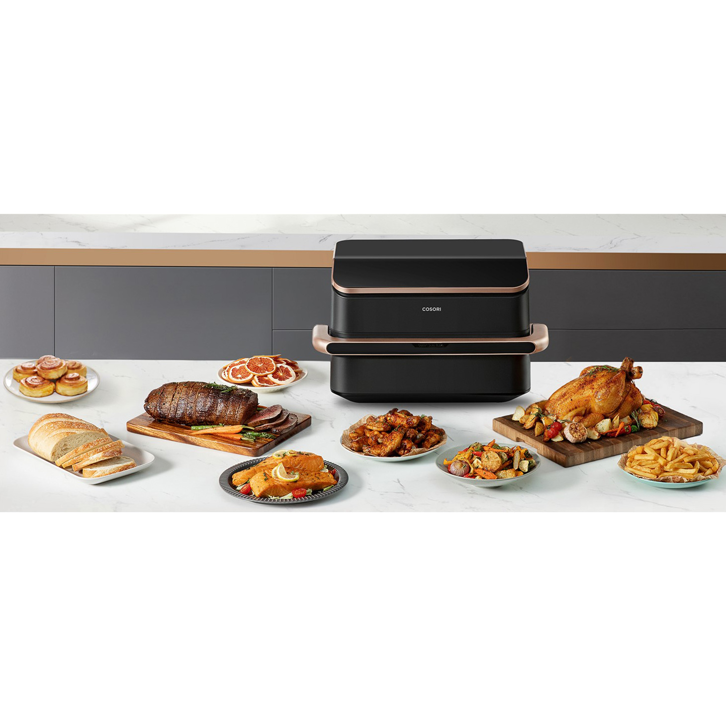 Мультипіч COSORI Dual Blaze Twinfry 10-Litre CAF-TF101S-AEUR