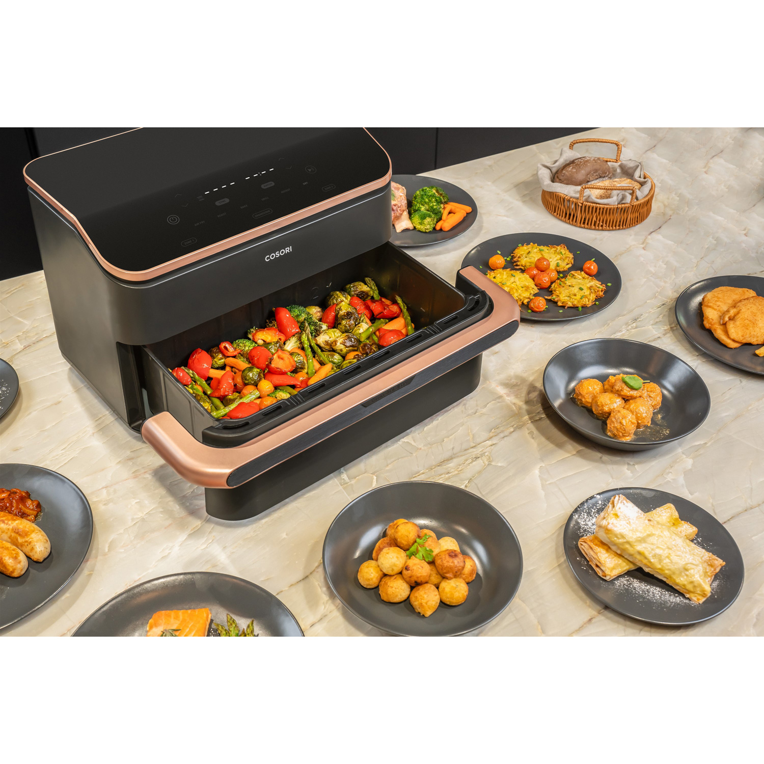 Мультипіч COSORI Dual Blaze Twinfry 10-Litre CAF-TF101S-AEUR