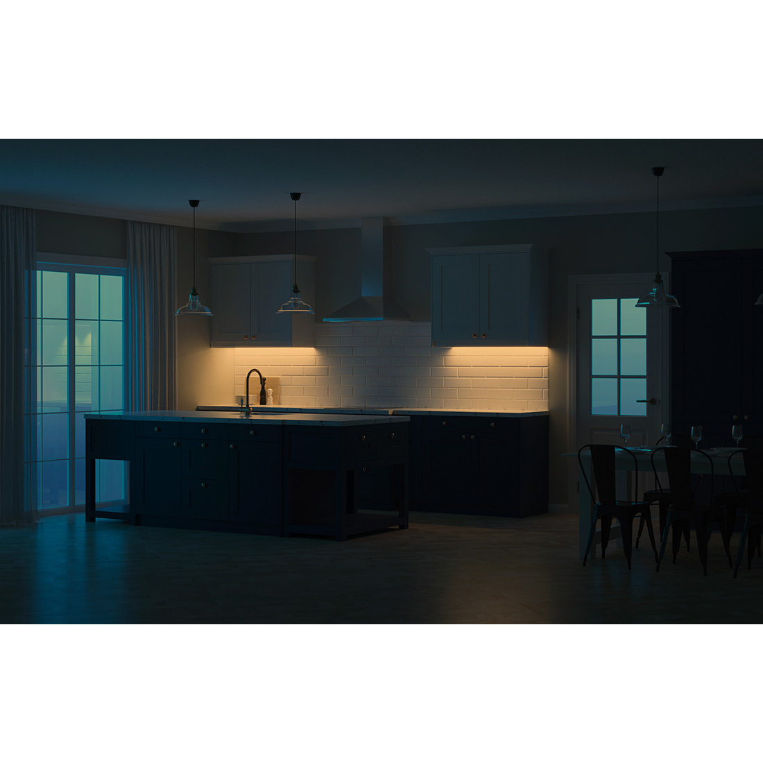 Світильник YEELIGHT Closet Light A60 Black 3.6W 4000K (YLBGD-0046)