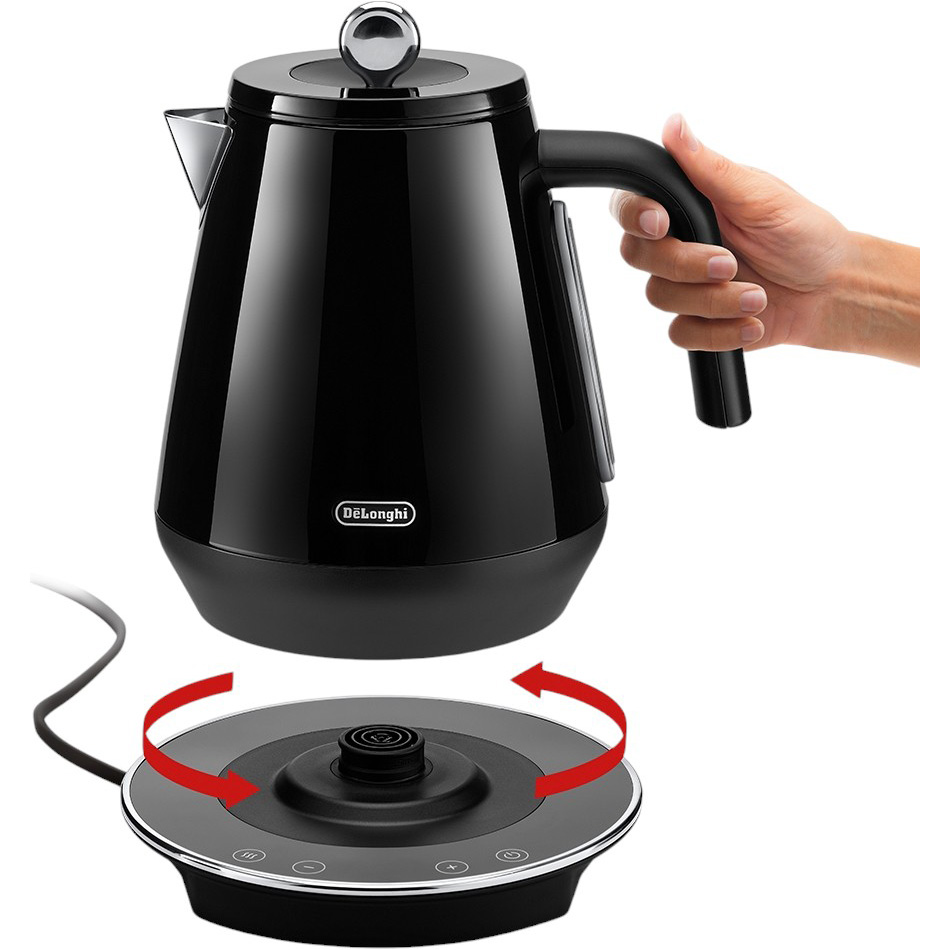 Електрочайник DELONGHI Eclettica SpecialTea KBY 2011 BK (210410030)