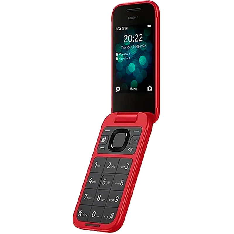 Мобильный телефон HMD 2660 Flip Raspberry Red