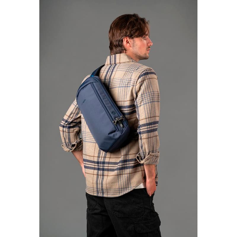 Сумка на пояс PACSAFE V Tech Sling Dark Blue
