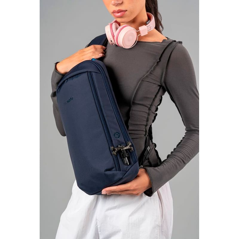 Сумка на пояс PACSAFE V Tech Sling Dark Blue