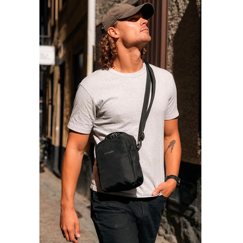 Сумка наплічна PACSAFE V Companion Crossbody Black