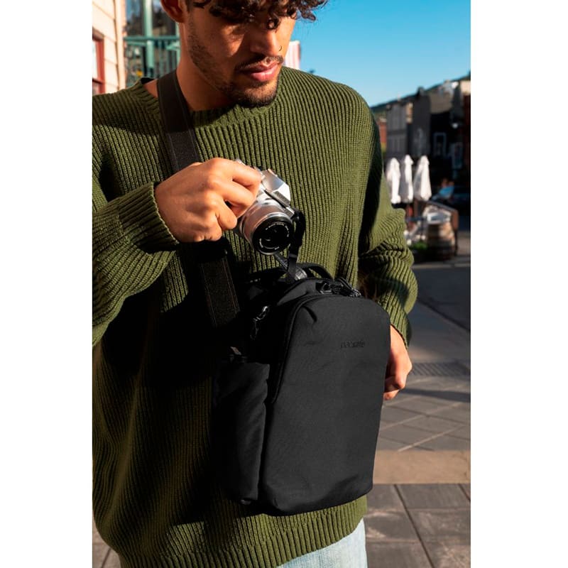 Сумка наплічна PACSAFE V Tour Crossbody Black
