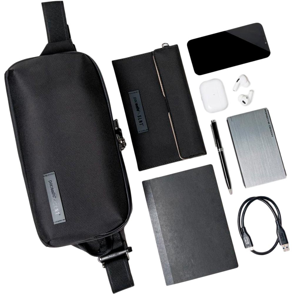 Сумка-слінг PACSAFE X SLNT Pocket Sling Black