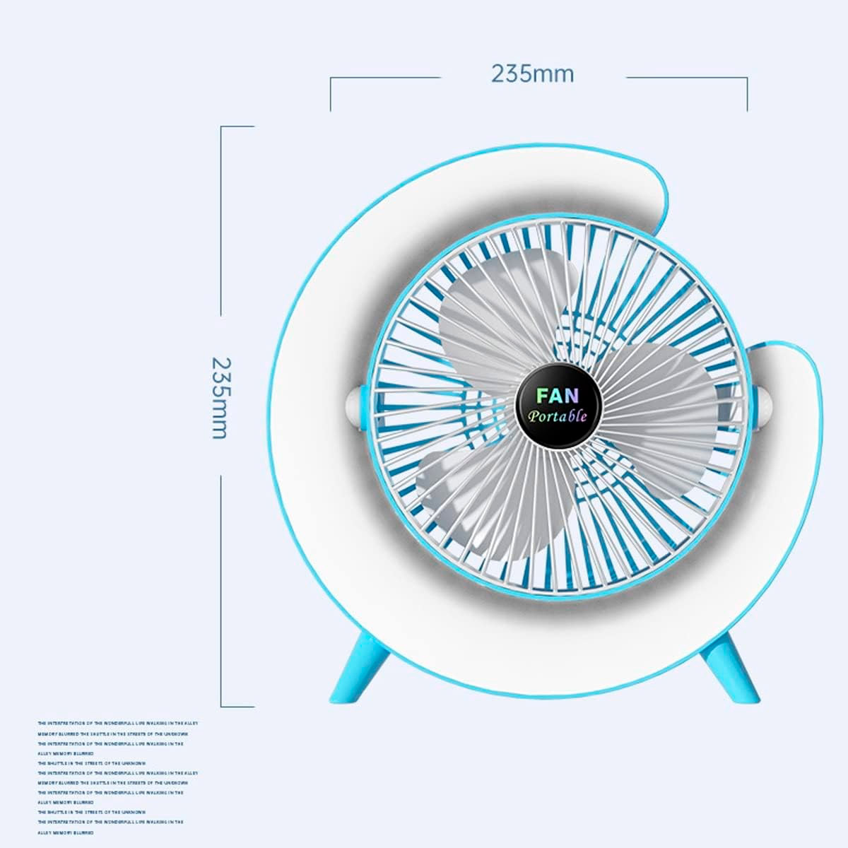 Настольный вентилятор VOLTRONIC YT-1713 Colorful Desktop Fan Mixed Color